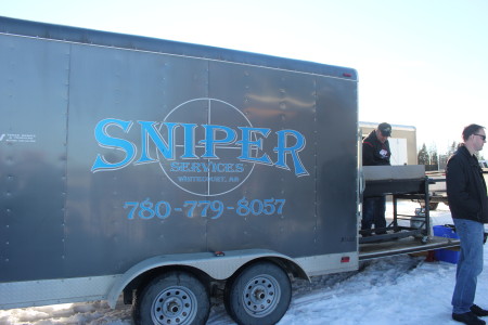 2016 Raffle Draw - Sniper - Jason Foster cooking hot dogs