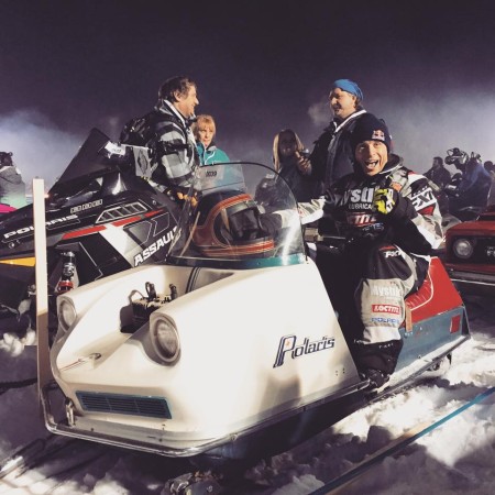 Levi Lavallee on an antique at ASA Parade